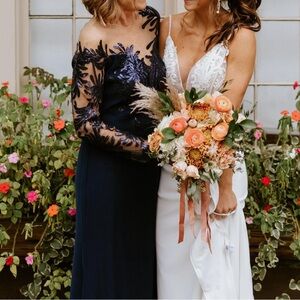 Navy Blue formal dress